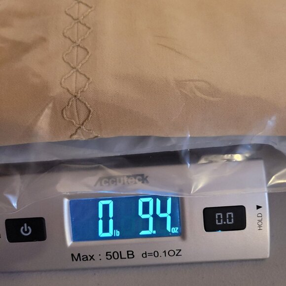 Talbots Faux Suede Beige Stretch Skirt With Subtle Embroidered Detail Side Slit - Picture 10 of 10